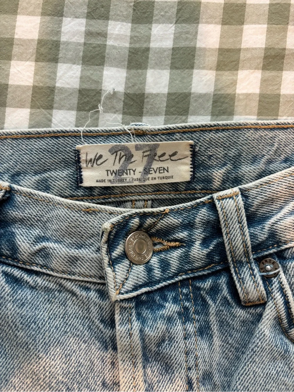 Free People The Lasso Straight-Leg Distressed Jeans
